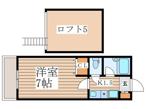 クレセントハイツSOUTH・PARTⅢの物件間取画像